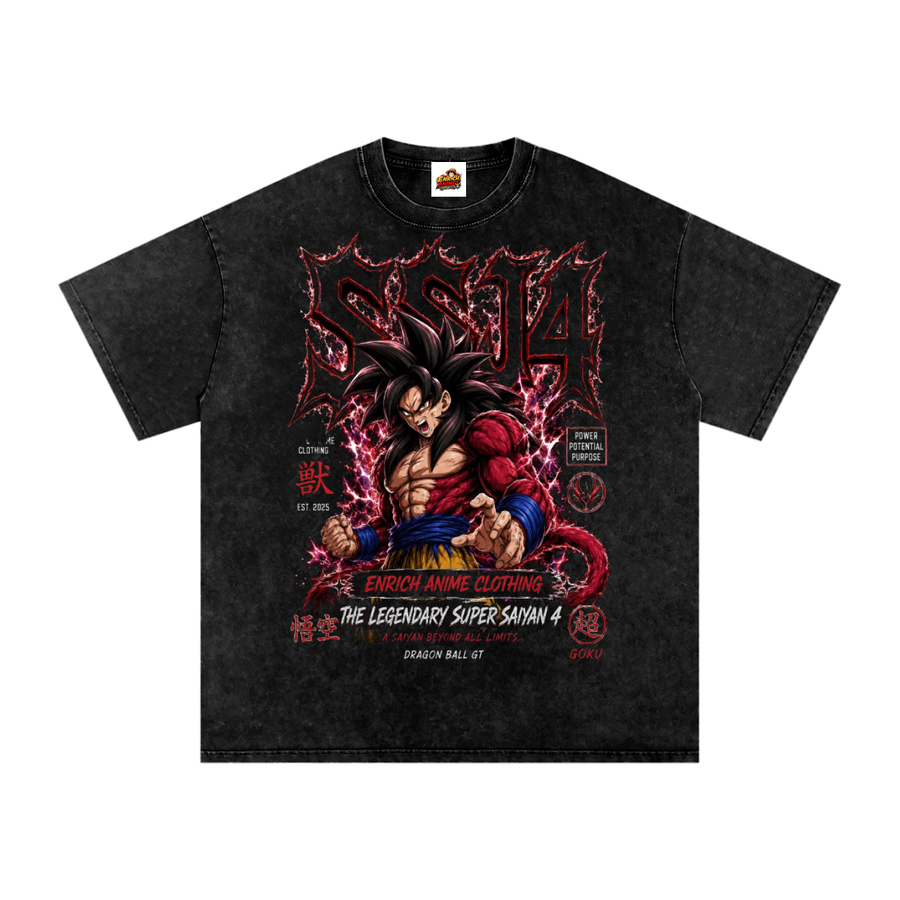 SSJ4 GOKU/GOGETA DRAGONBALL GT OVERSIZED T SHIRT