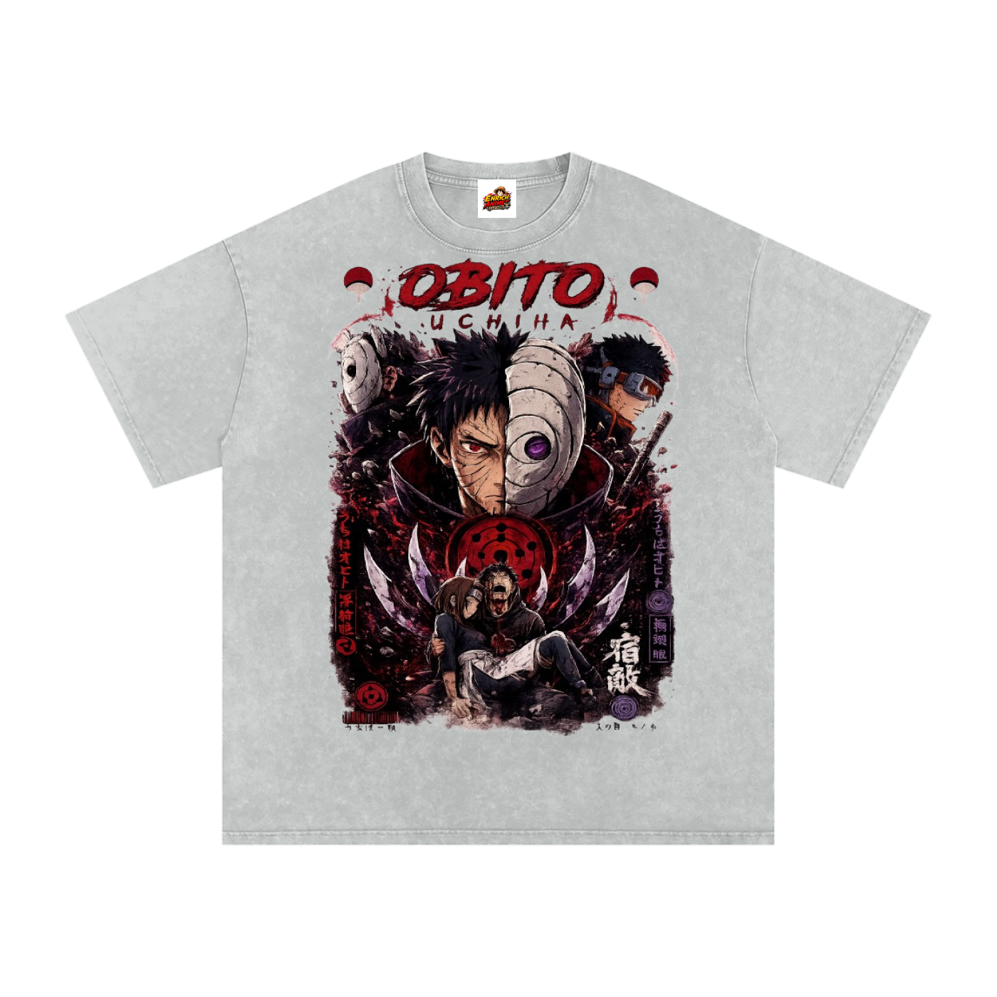 OBITO UCHIHA NARUTO OVERSIZED T SHIRT
