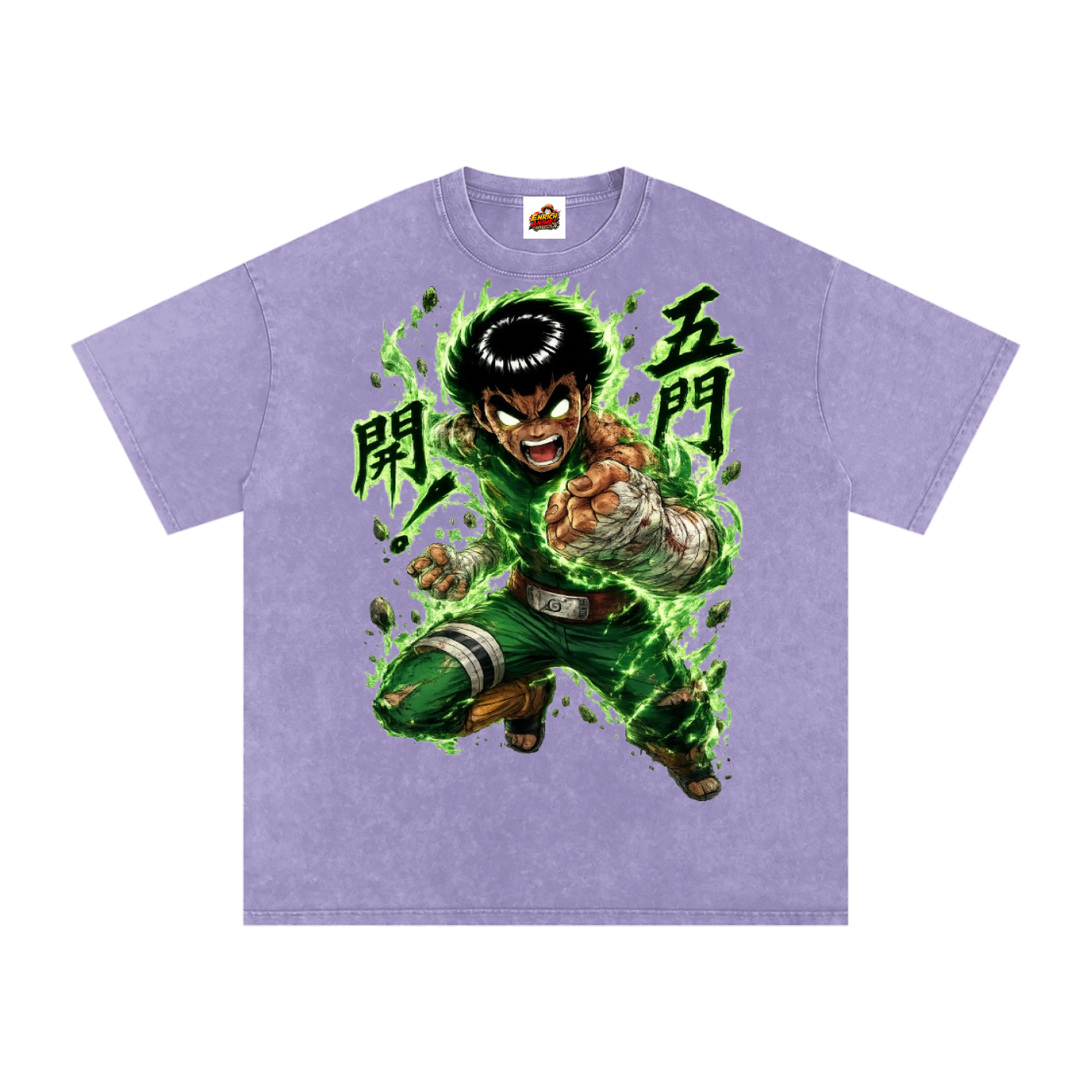ROCK LEE 5 INNER GATES NARUTO OVERSIZED T SHIRTS