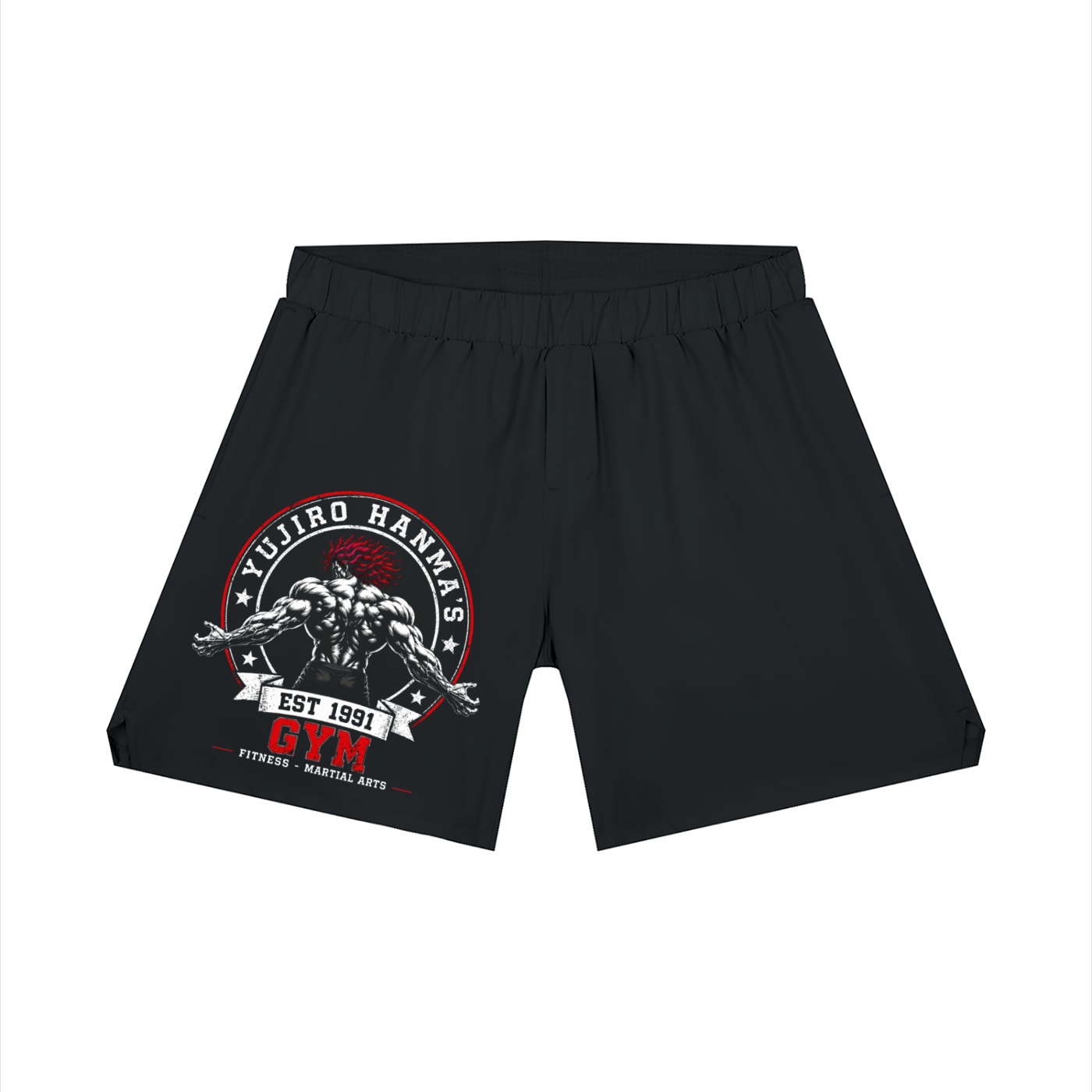 YUJIRO HAMNA BAKI GYM SHORTS