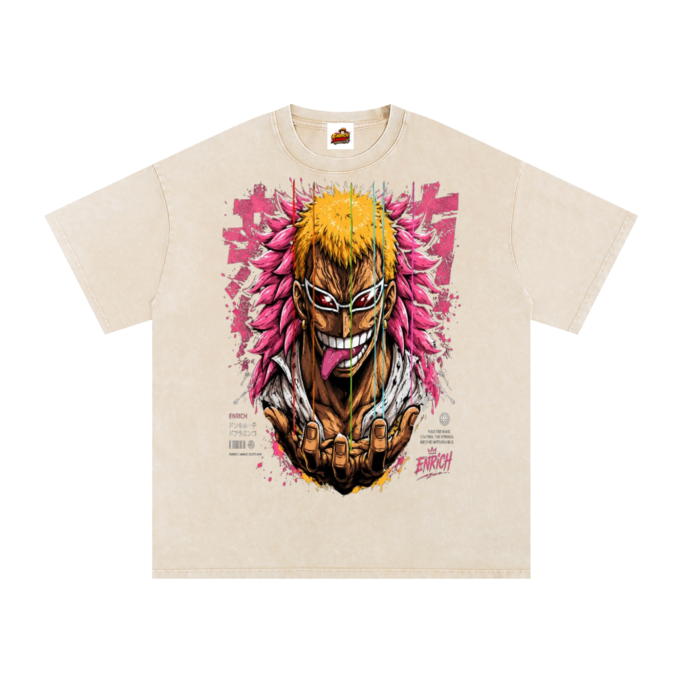 DONQUIXOTE DOFLAMINGO ONE PIECE OVERSIZED T SHIRT