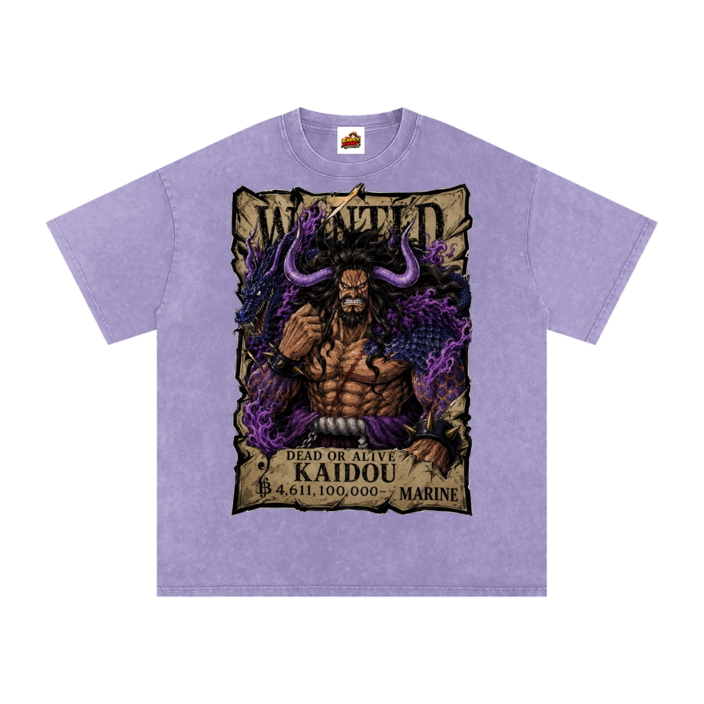 YONKO EMPEROR KAIDOU ONE PIECE OVERSIZED T SHIRT