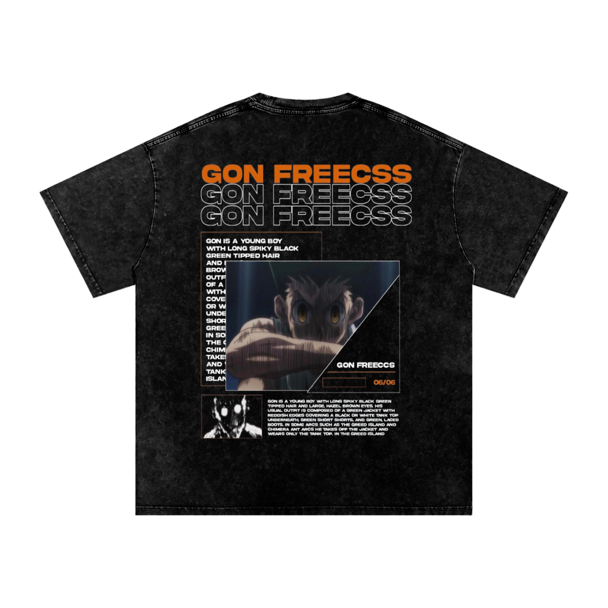 GON FREECES HUNTER x HUNUTER OVERSIZED T SHIRT