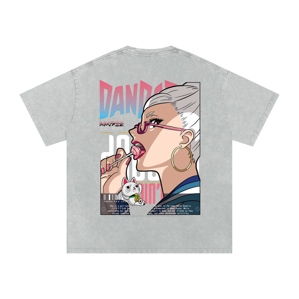 GRANNY SEIKO AYASE DAN DA DAN OVERSIZED T SHIRT
