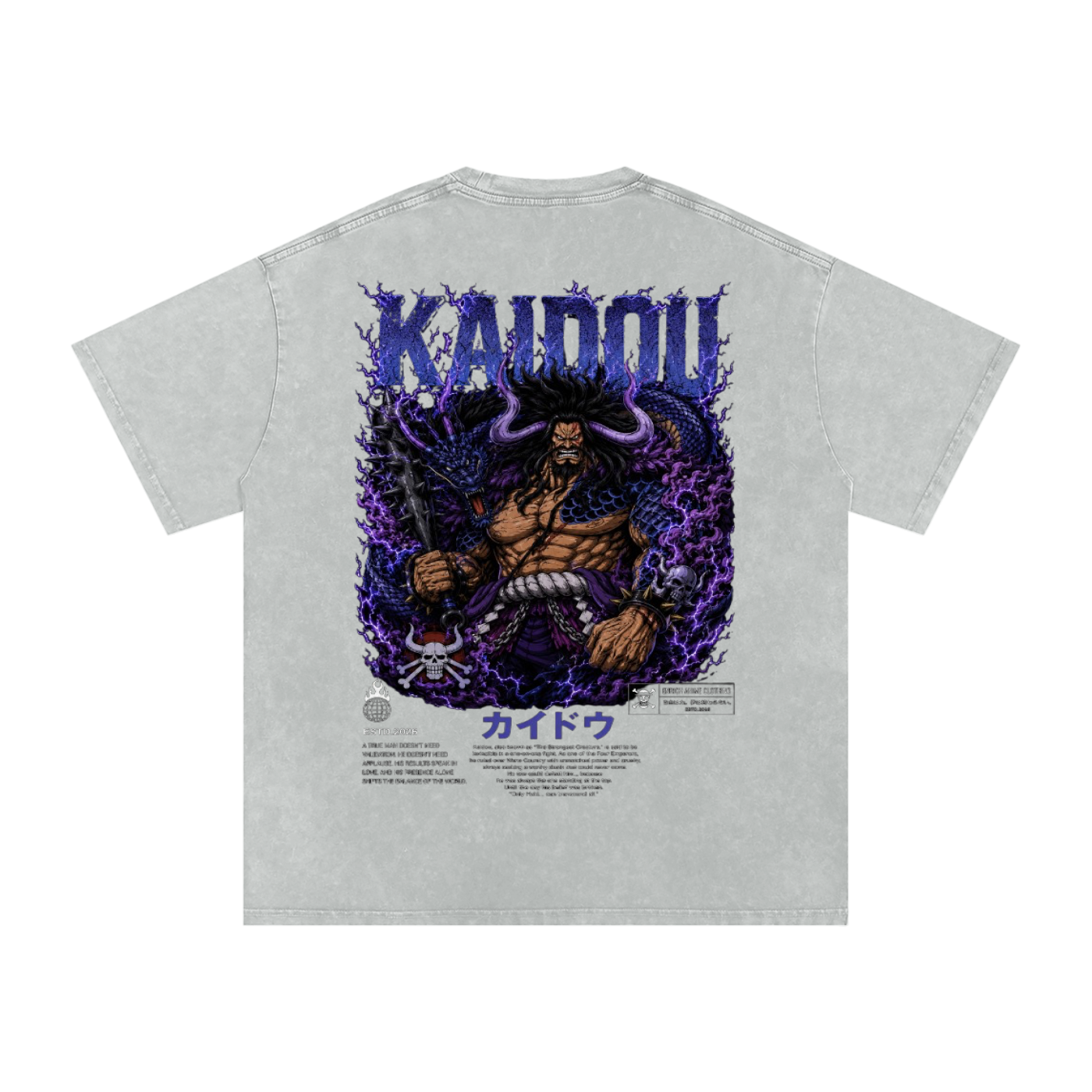 YONKO EMPEROR KAIDOU ONE PIECE OVERSIZED T SHIRT
