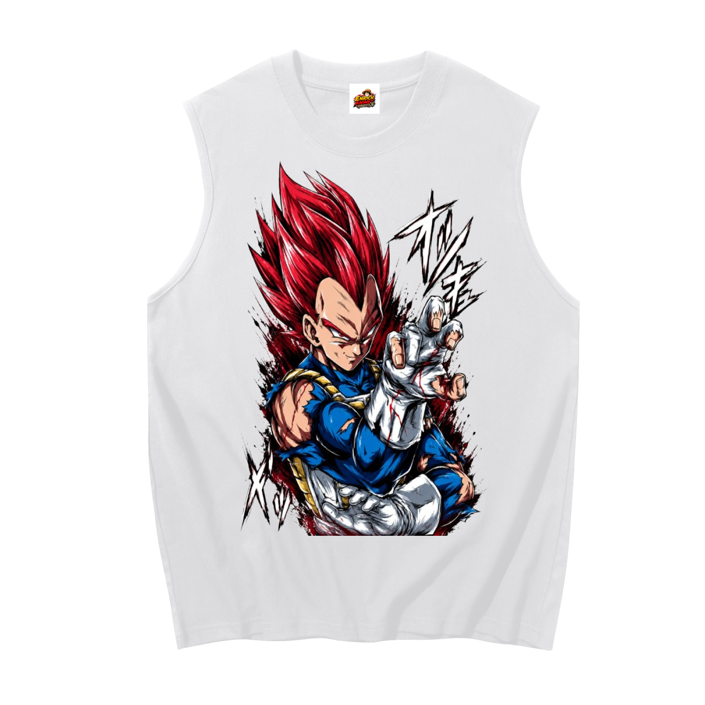 VEGETA SSJ GOD DRAGINBALL Z TANK TOP