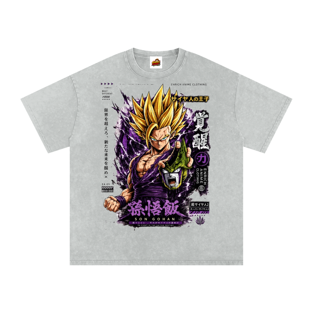 SSJ2 GOHAN DRAGONBALL Z OVERSIZED T SHIRT