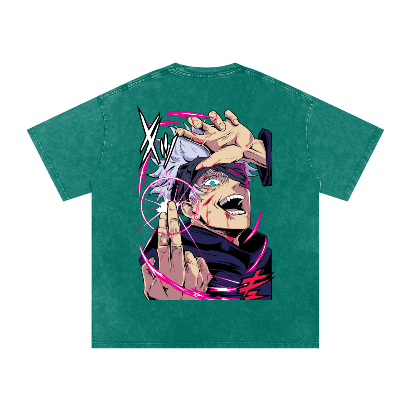 SATORU GOJO BLUE EYES JJK OVERSIZED T SHIRT