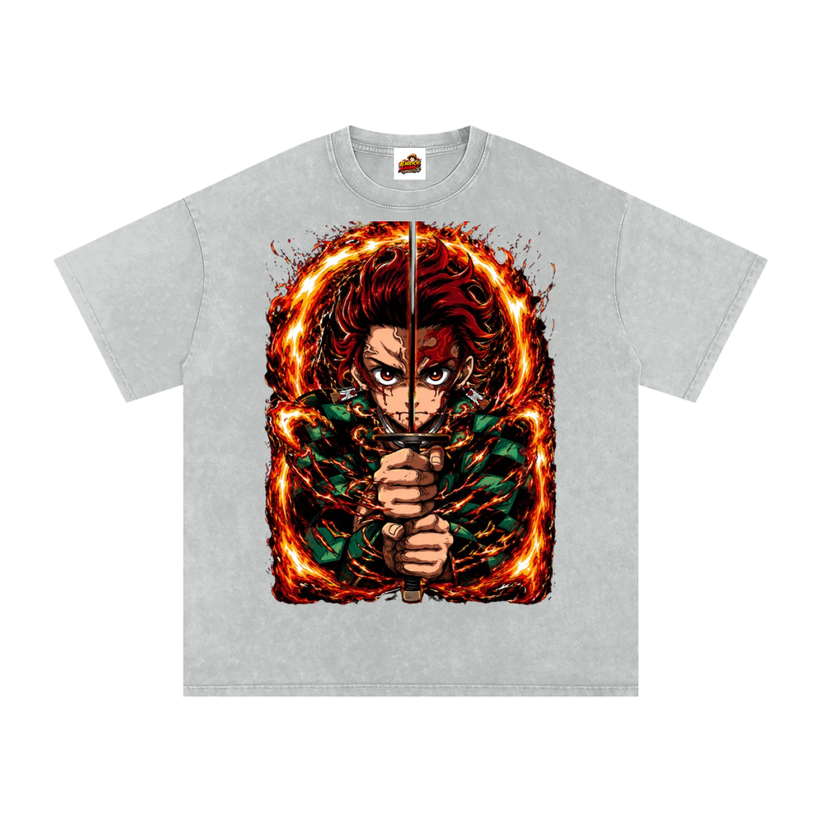 TANJIRO KAMADO DEMON SLAYER OVERSIZED T SHIRT