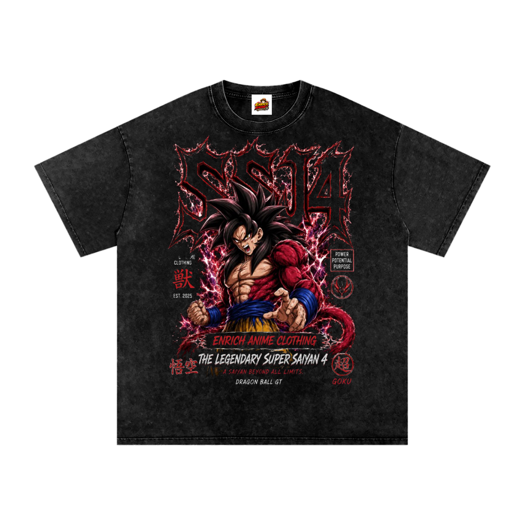 SSJ4 GOKU/GOGETA DRAGONBALL GT OVERSIZED T SHIRT