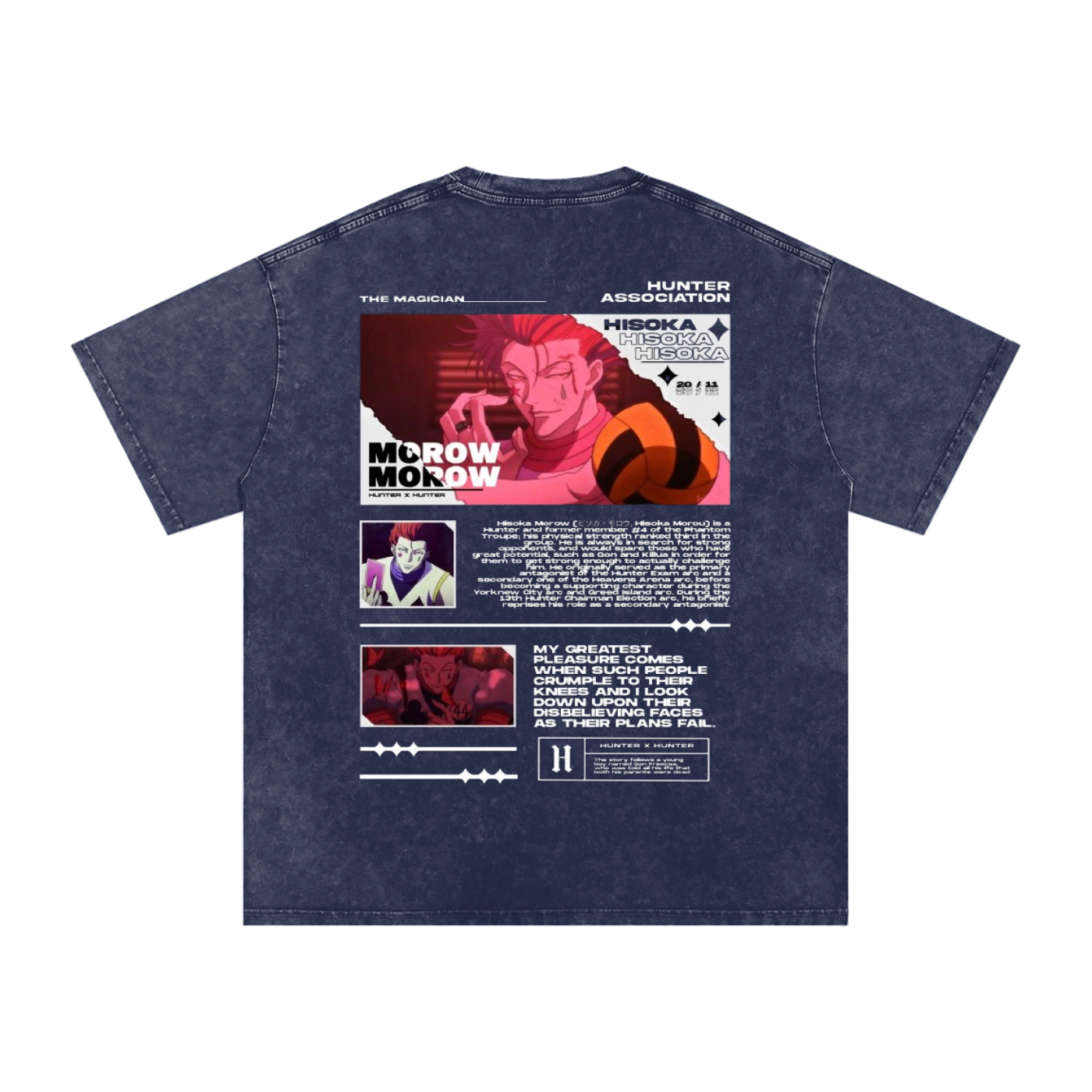 HISOKA MOROW HUNTER x HUNTER OVERSIZED T SHIRT