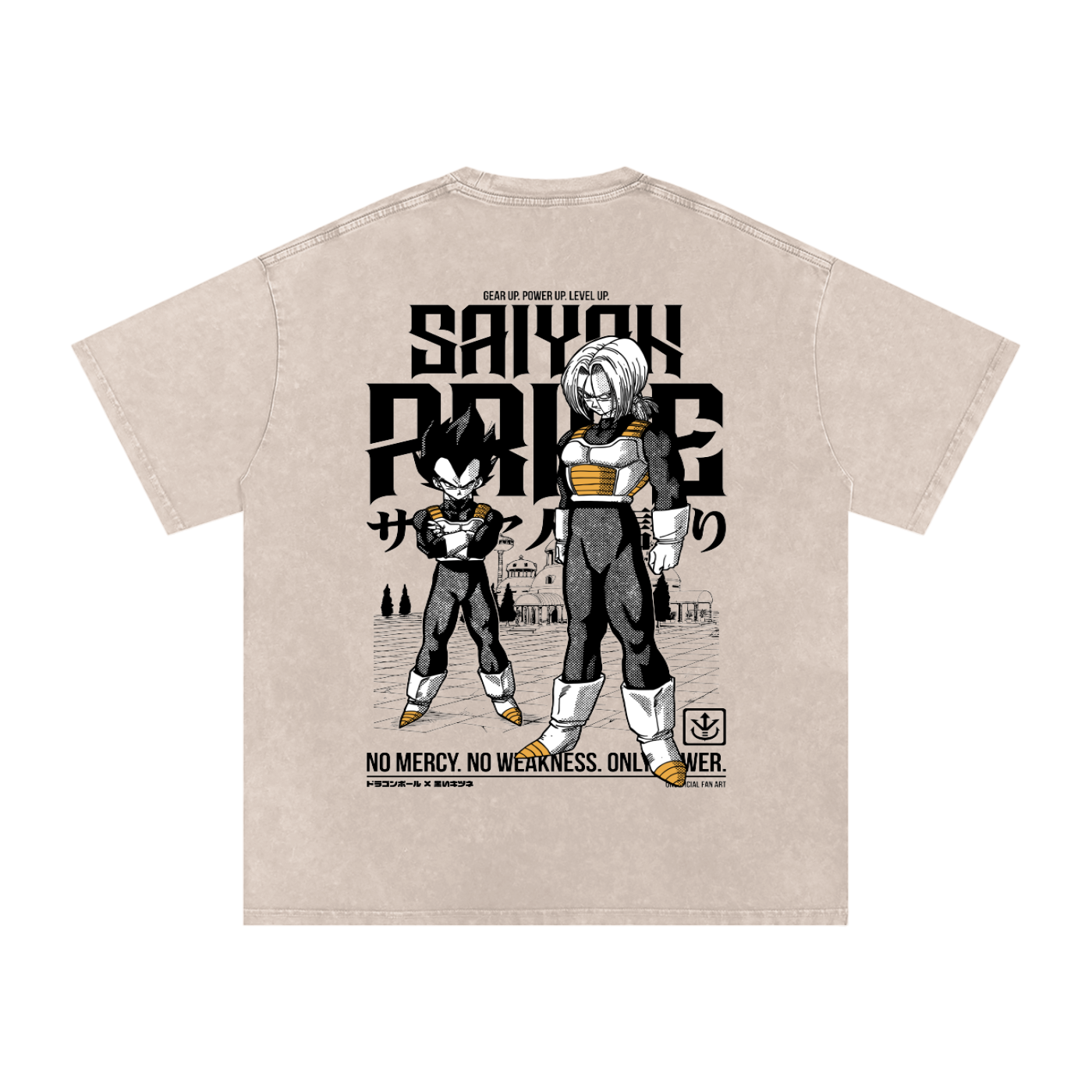 SAIYAN PRIDE DRAGONBALL Z OVERSIZED T SHIRT