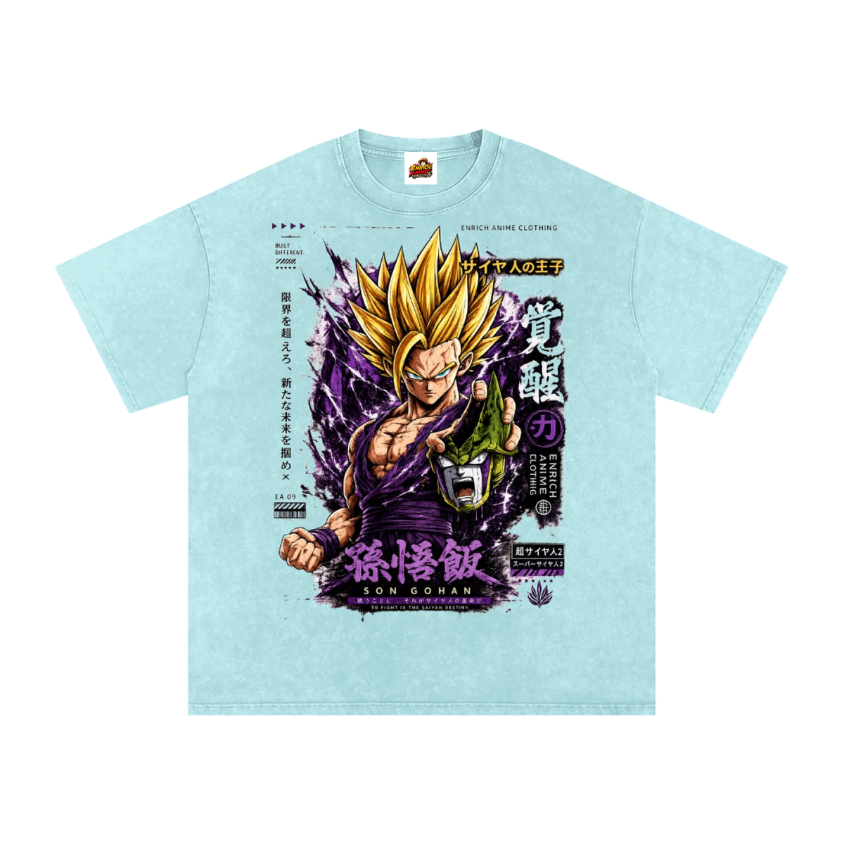 SSJ2 GOHAN DRAGONBALL Z OVERSIZED T SHIRT