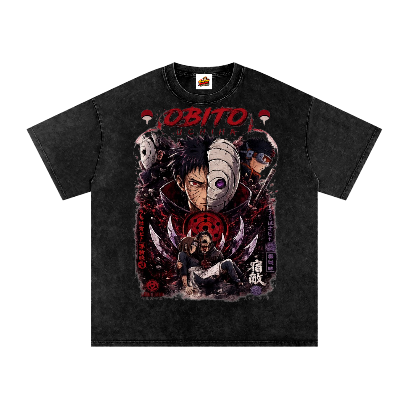 OBITO UCHIHA NARUTO OVERSIZED T SHIRT