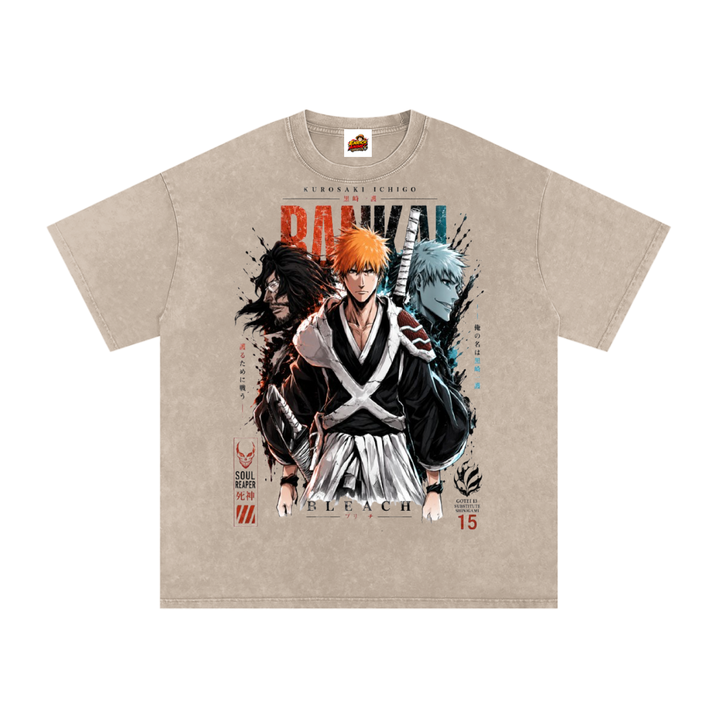 ICHIGO KURASAKI BLEACH OVERSIZED T SHIRT
