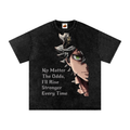 ASTA RISE STRONGER BLACK CLOVER OVERSIZED T SHIRT