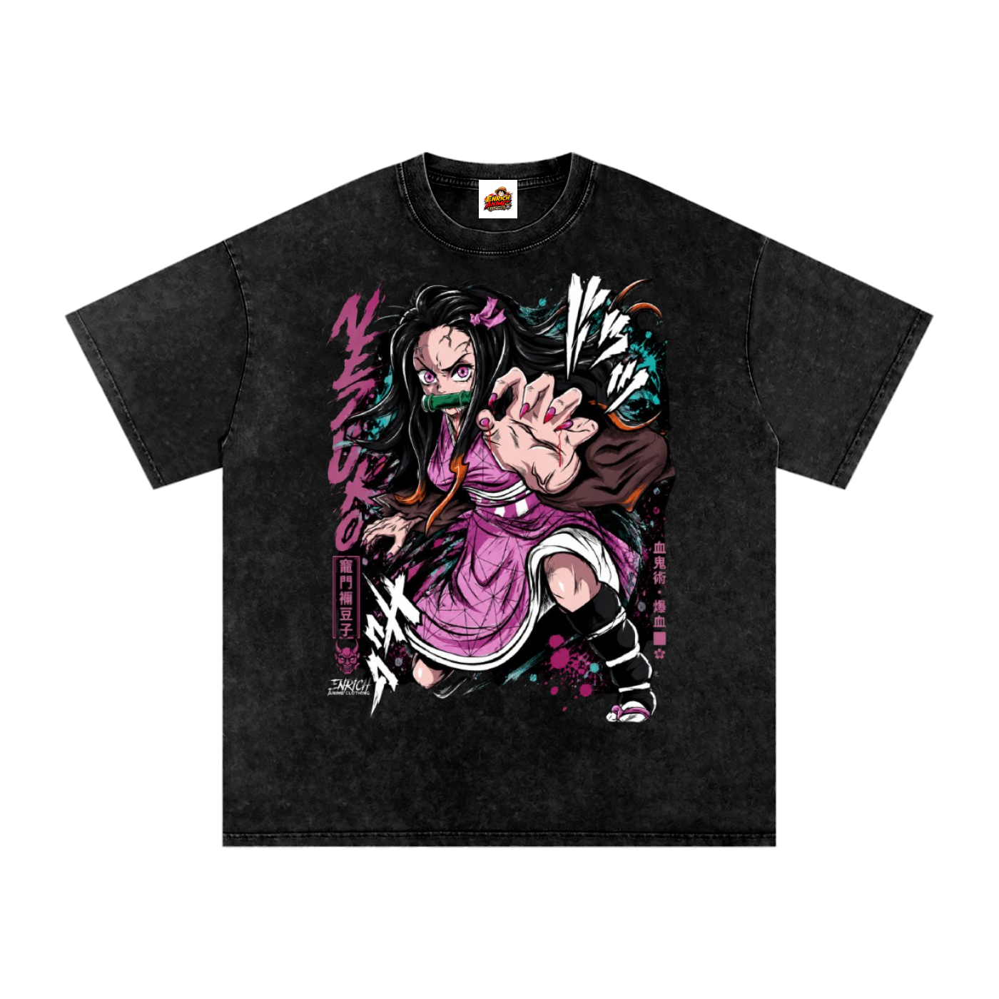 DEMON NEZUKO KAMADO DEMON SLAYER OVERSIZED T SHIRT