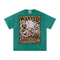 LUFFY GEAR 5 WANTED POSTER ONE PIECE OVERSIZED T SHIRT