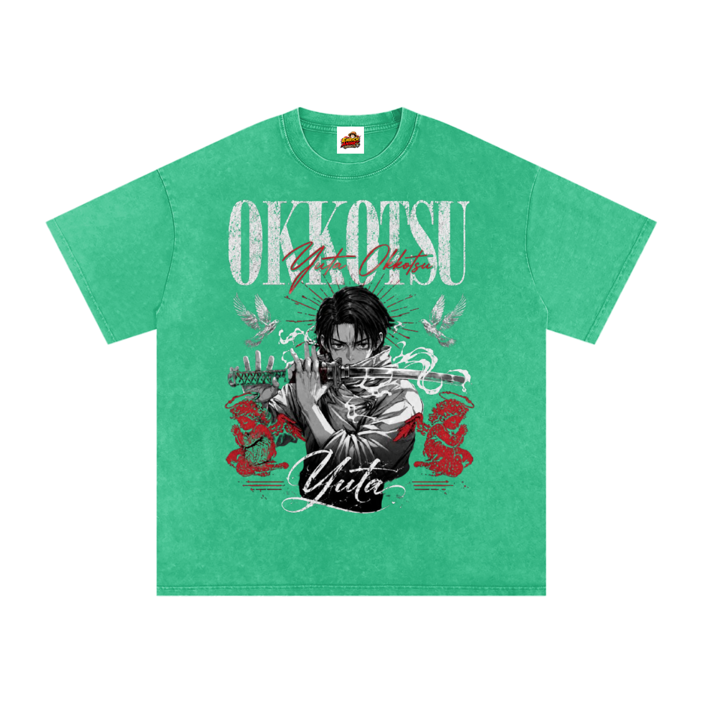 YUTA OKKOTSU JJK OVERSIZED T SHIRT