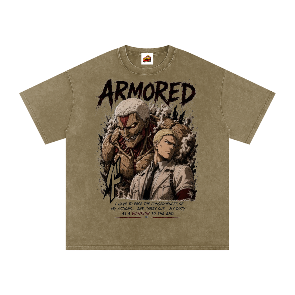 REINER BRAUN ARMOURED TITAN AOT OVERSIZED T SHIRT