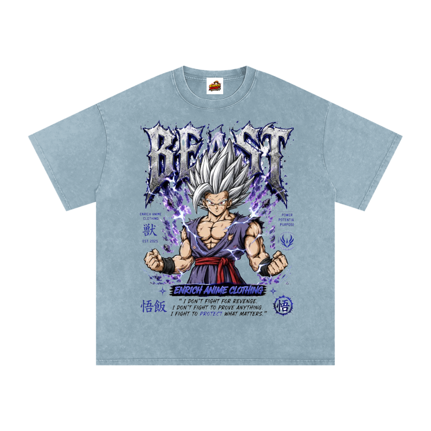 BEAST GOHAN DRAGONBALL Z OVERSIZED T SHIRT