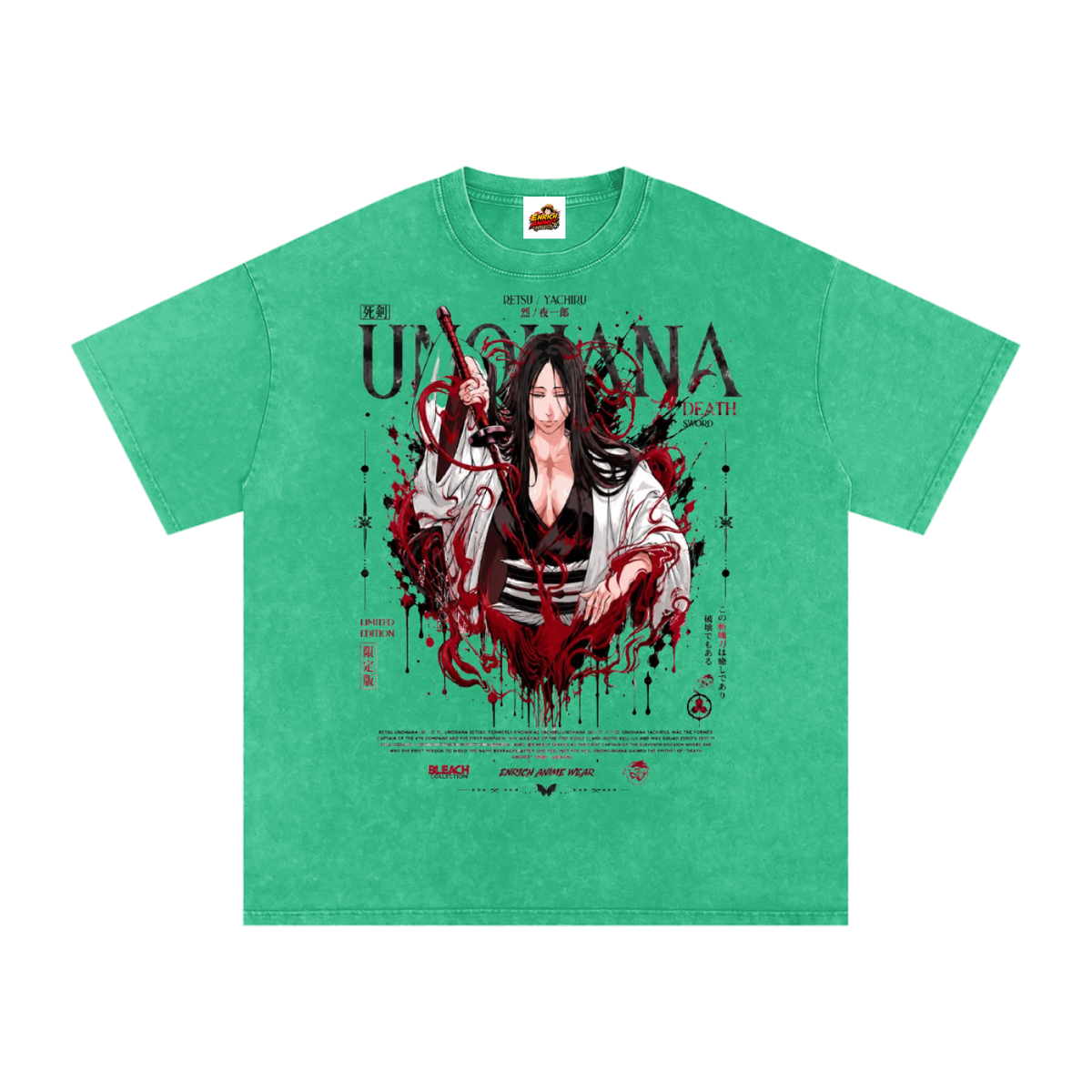 RETSU UNOHANA BANKAI BLEACH OVERSIZED T SHIRT