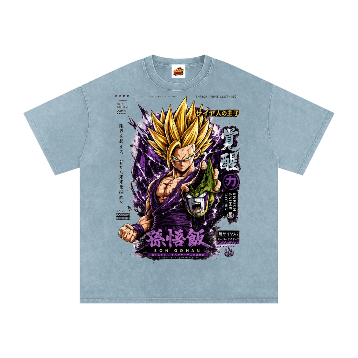 SSJ2 GOHAN DRAGONBALL Z OVERSIZED T SHIRT