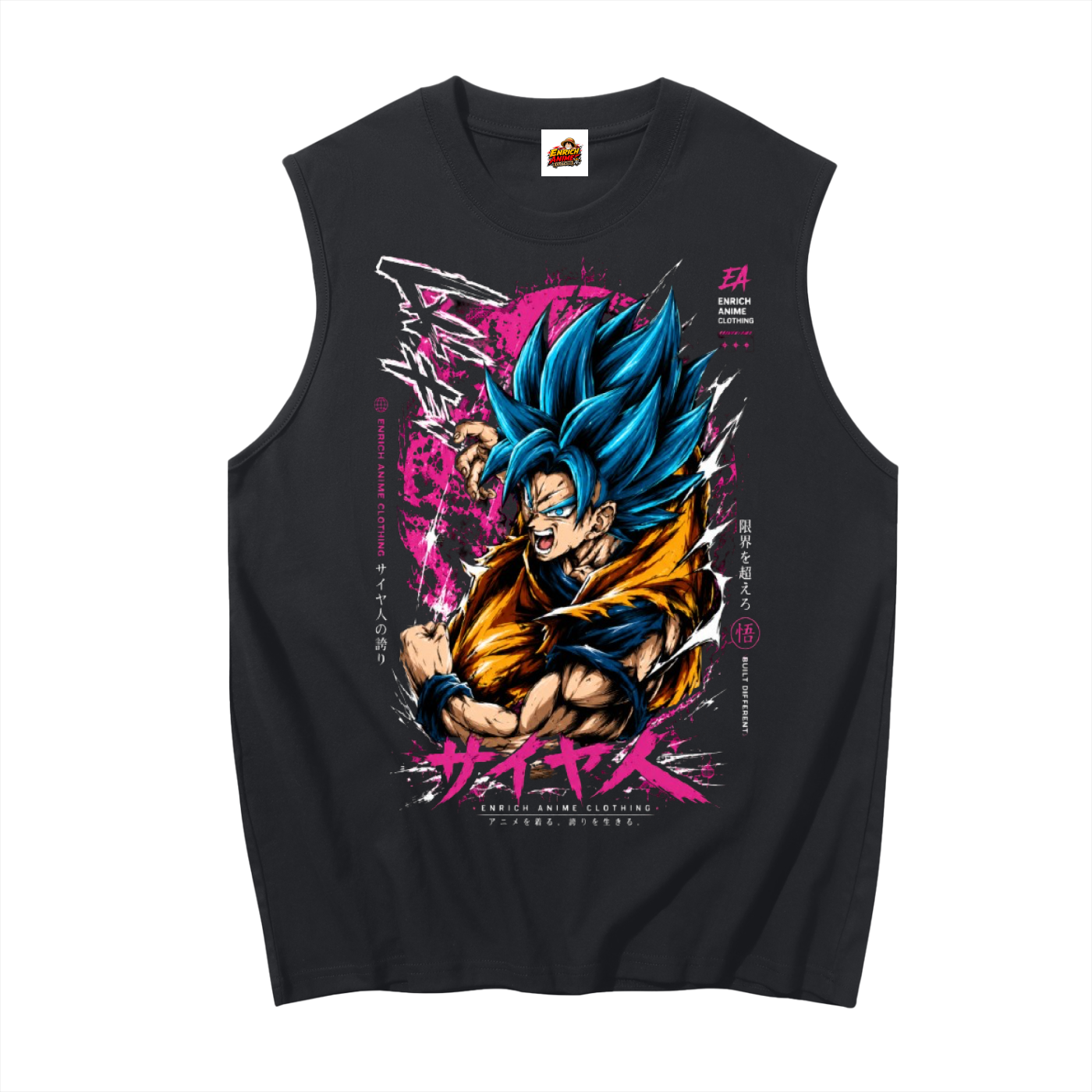 GOKU SUPER SAIYAN BLUE DBZ TANK TOP
