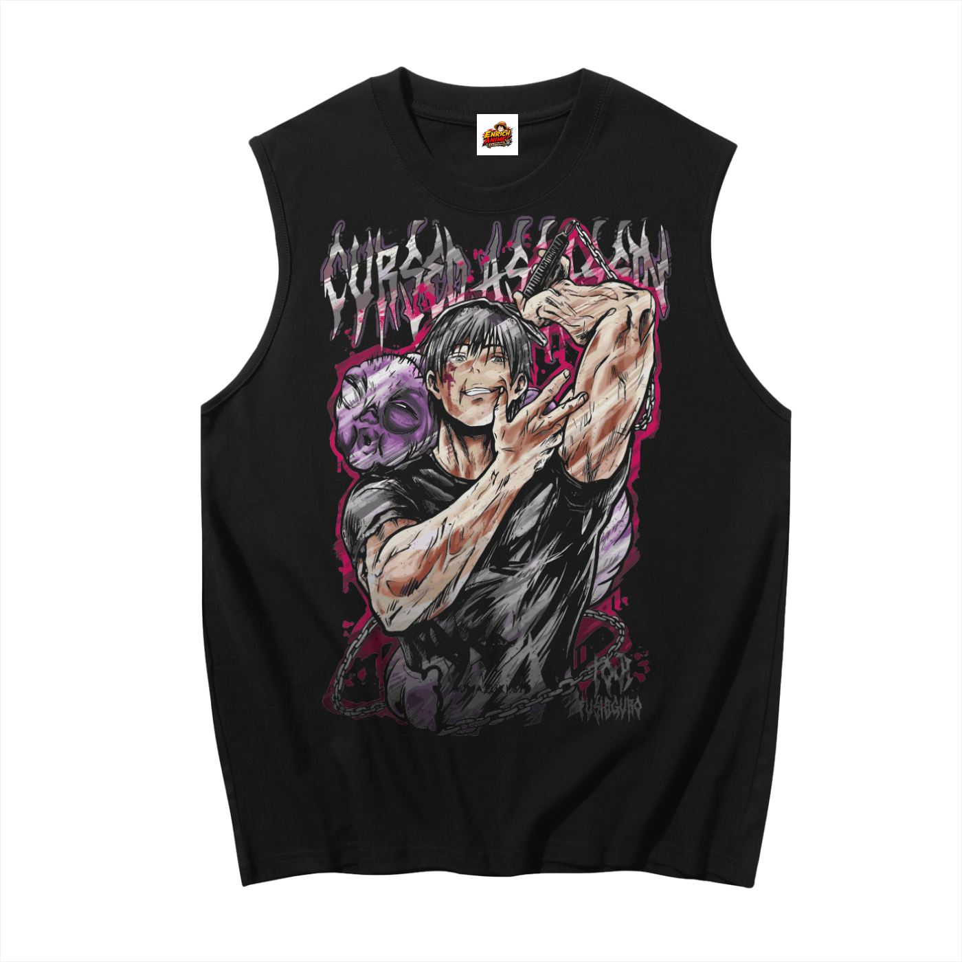 TOJI FUSHIGURO CURSED ASSASSIN JJK TANK TOP