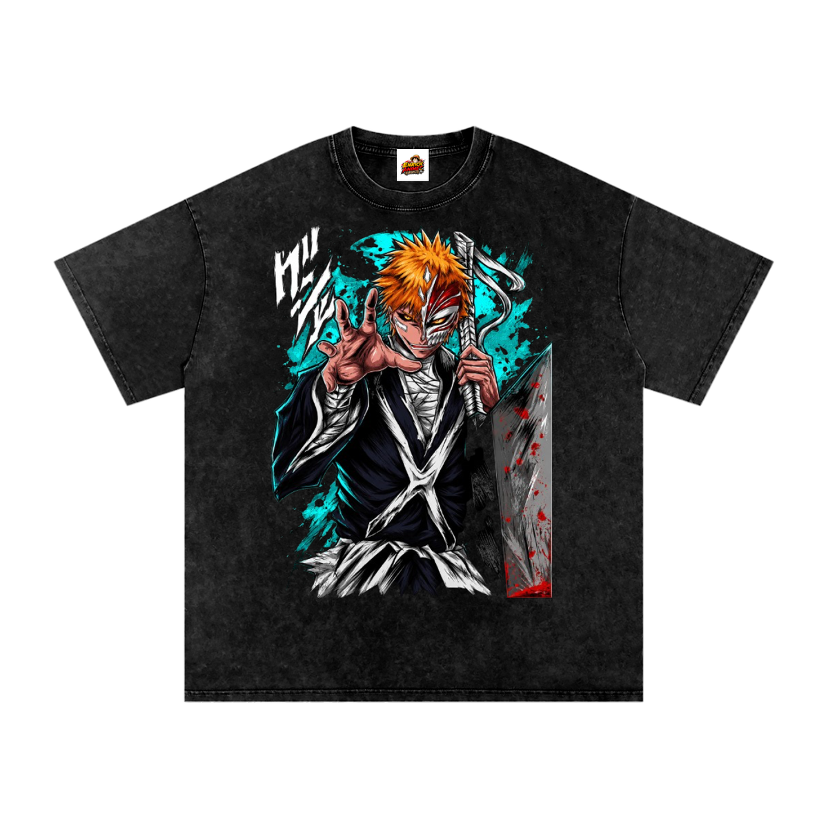 ICHIGO HOLLOW MASK BLEACH OVERSIZED T SHIRT
