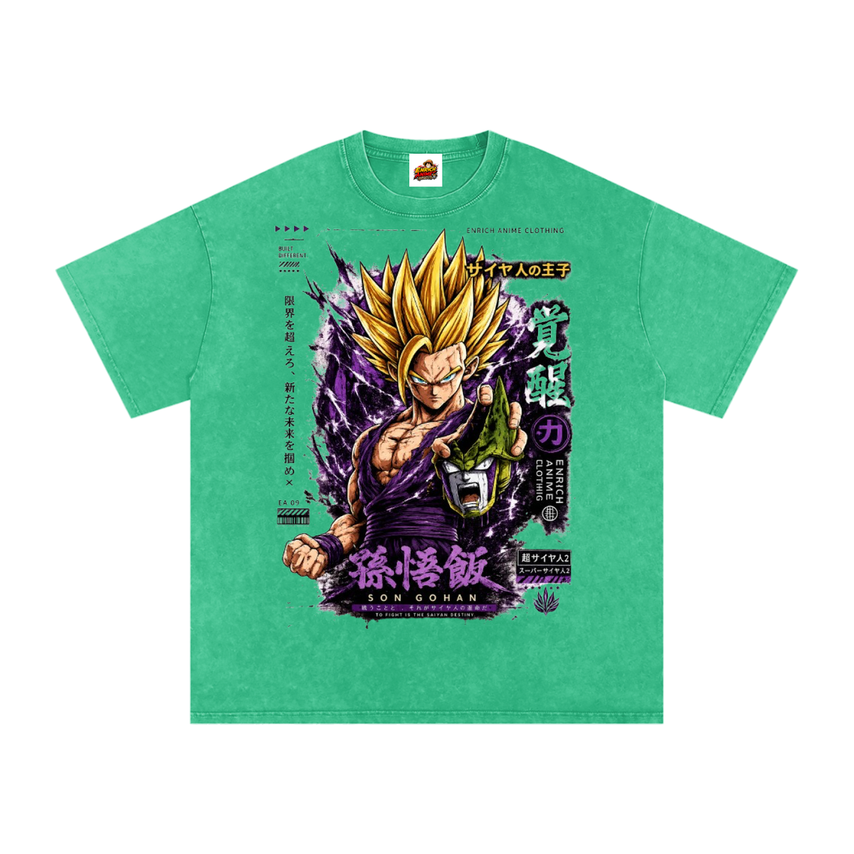 SSJ2 GOHAN DRAGONBALL Z OVERSIZED T SHIRT