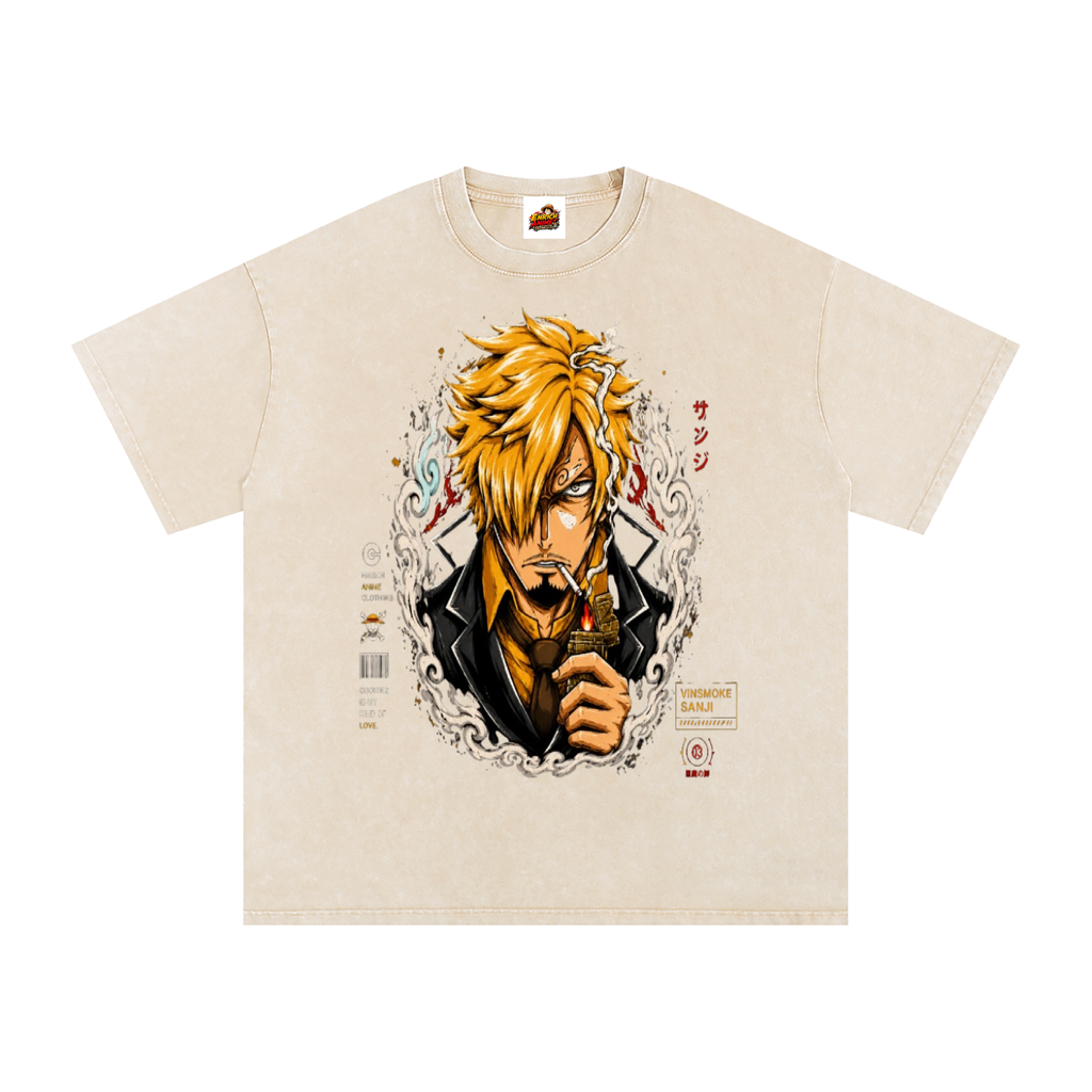 VINSMOKE SANJI ONE PIECE OVERSIZED T SHIRT