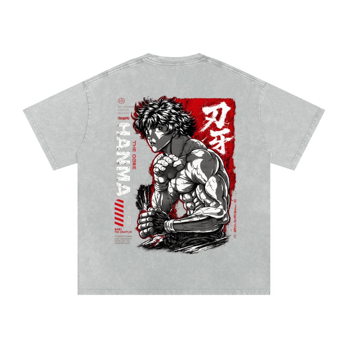 BAKI HANMA OVERSIZED T SHIRT