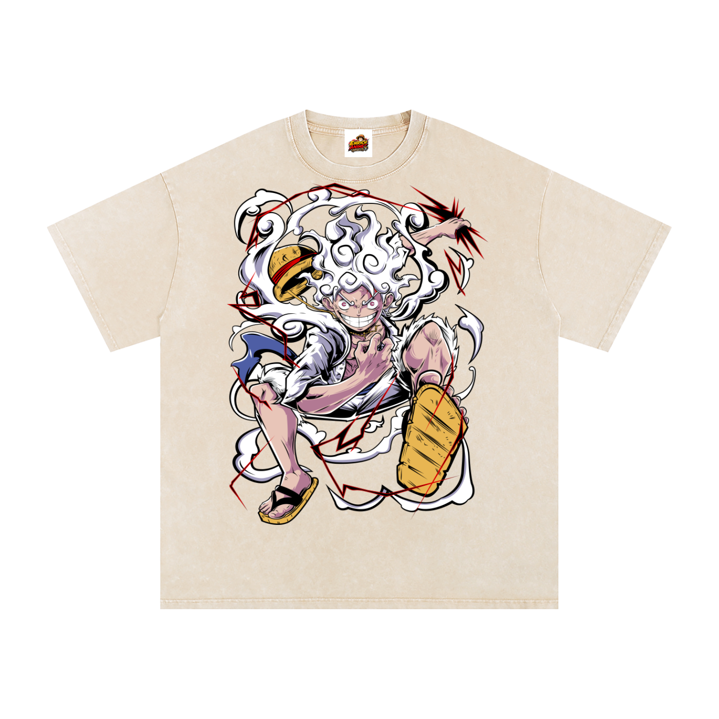 GEAR 5 MONKEY D. LUFFY ONE PIECE OVERSIZED T SHIRT