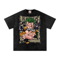 RORONOA ZORO WANTED POSTER ONE PIECE OVERSIZED T SHIRT
