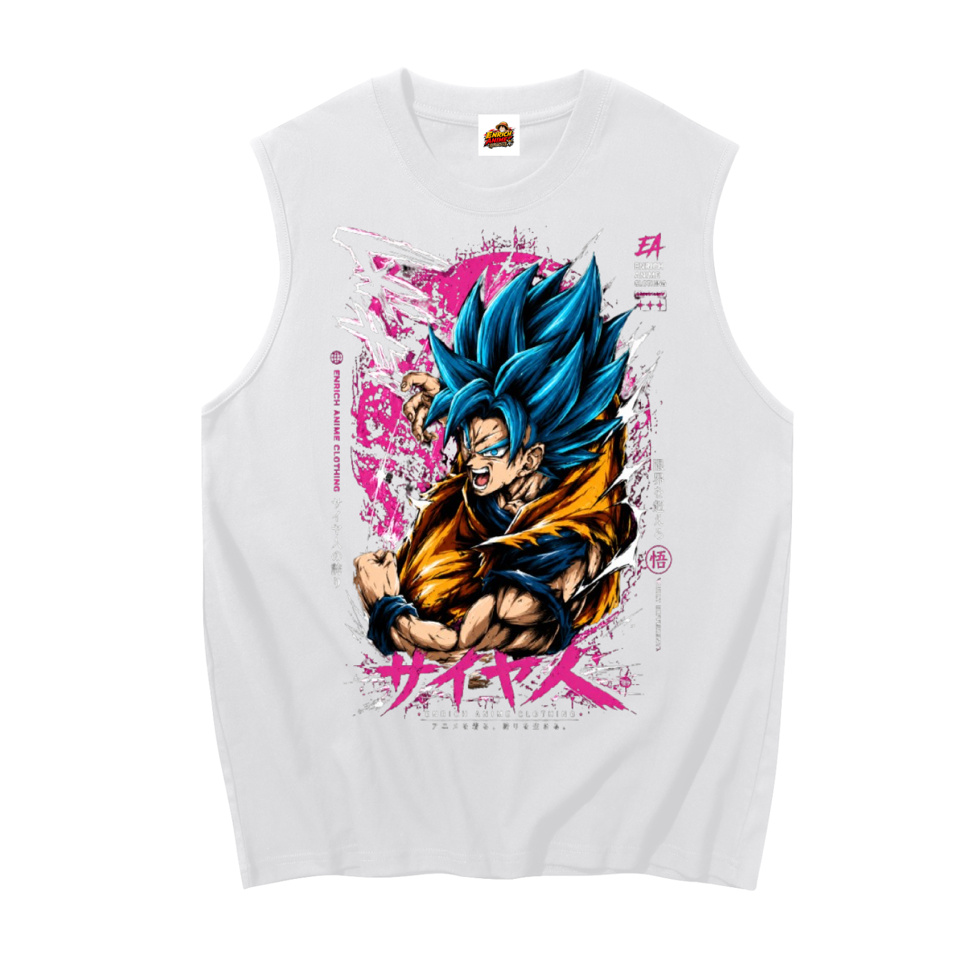 GOKU SUPER SAIYAN BLUE DBZ TANK TOP