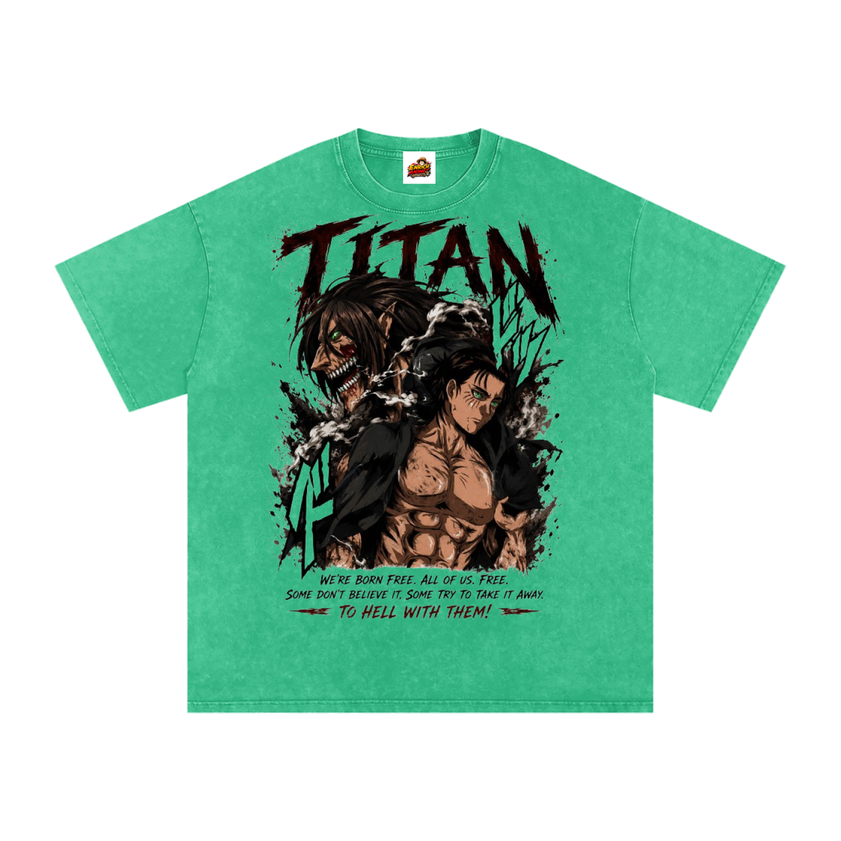 EREN YEAGER AOT OVERSIZED T SHIRT