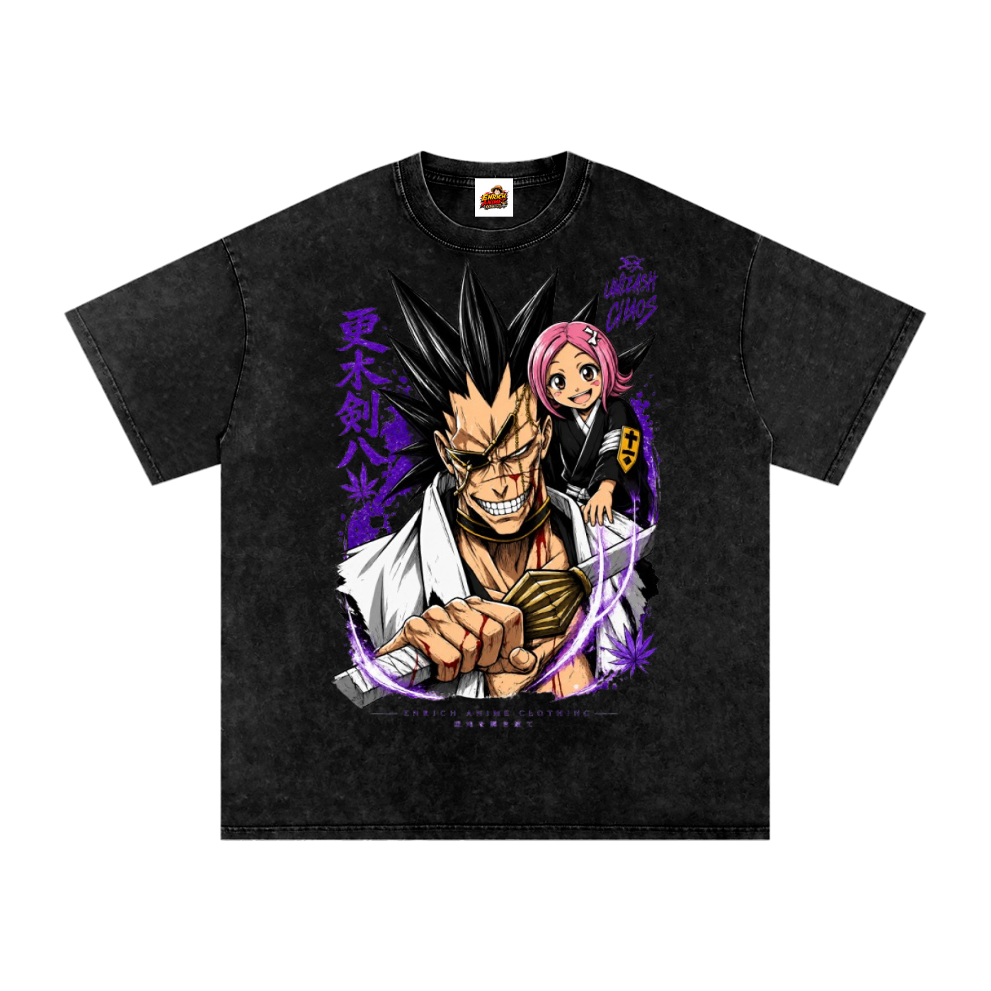 KENPACHI ZARAKI BLEACH OVERSIZED T SHIRT