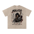 MIKASA ACKERMAN AOT OVERSIZED T SHIRT