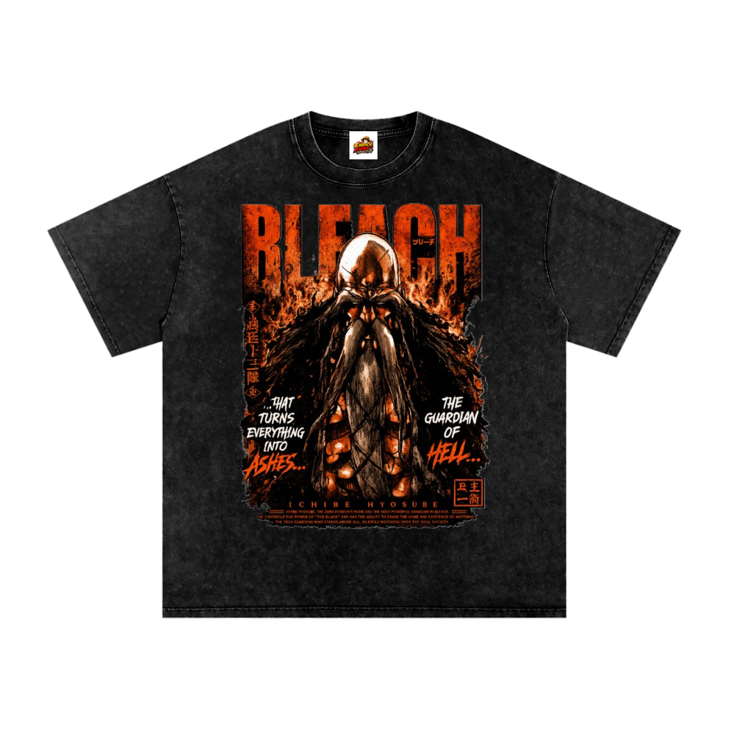 ICHIBE HYOSUBE GUARDIAN OF HELL BLEACH OVERSIZED T SHIRT