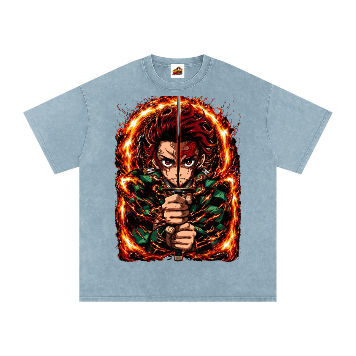 TANJIRO KAMADO DEMON SLAYER OVERSIZED T SHIRT