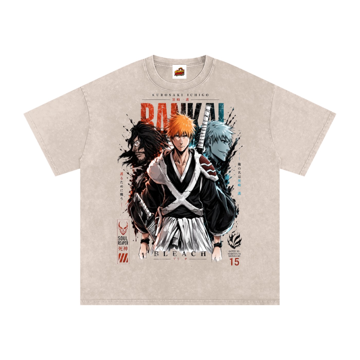 ICHIGO KURASAKI BLEACH OVERSIZED T SHIRT