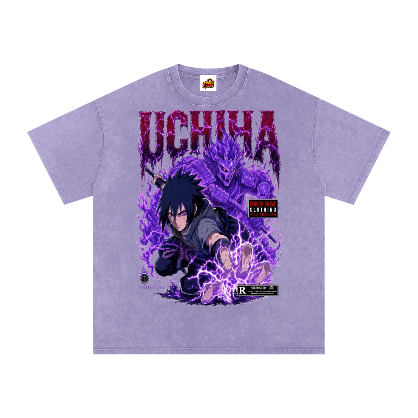 SASUKE UCHIHA NARUTO OVERSIZED T SHIRT
