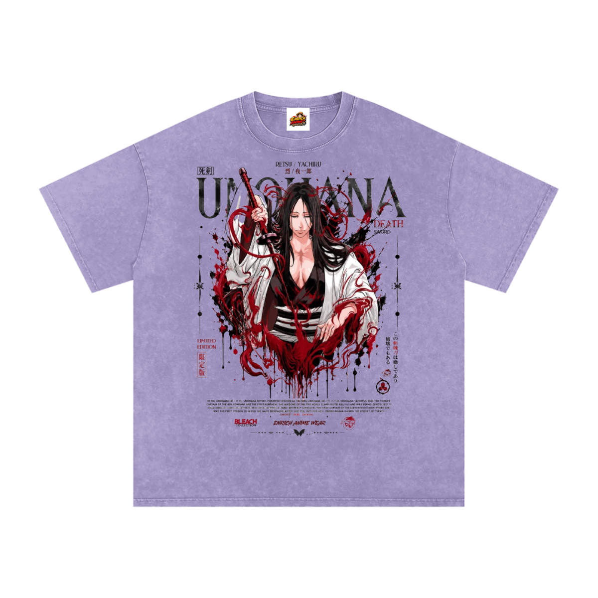 RETSU UNOHANA BANKAI BLEACH OVERSIZED T SHIRT