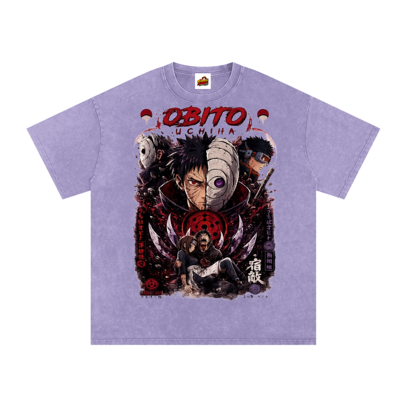 OBITO UCHIHA NARUTO OVERSIZED T SHIRT