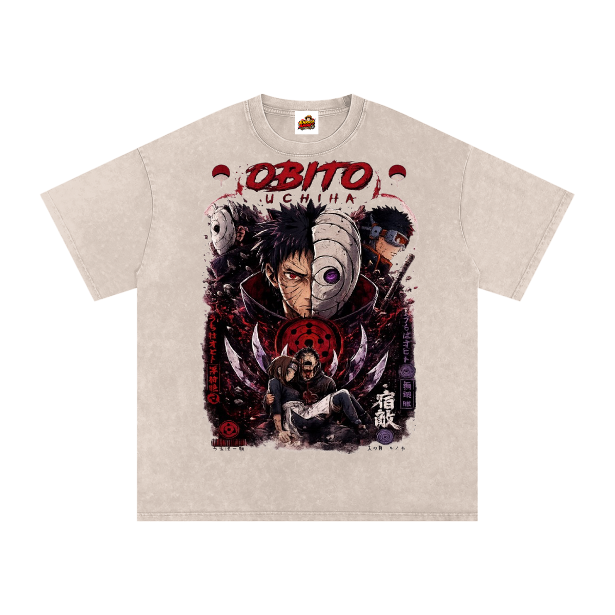 OBITO UCHIHA NARUTO OVERSIZED T SHIRT