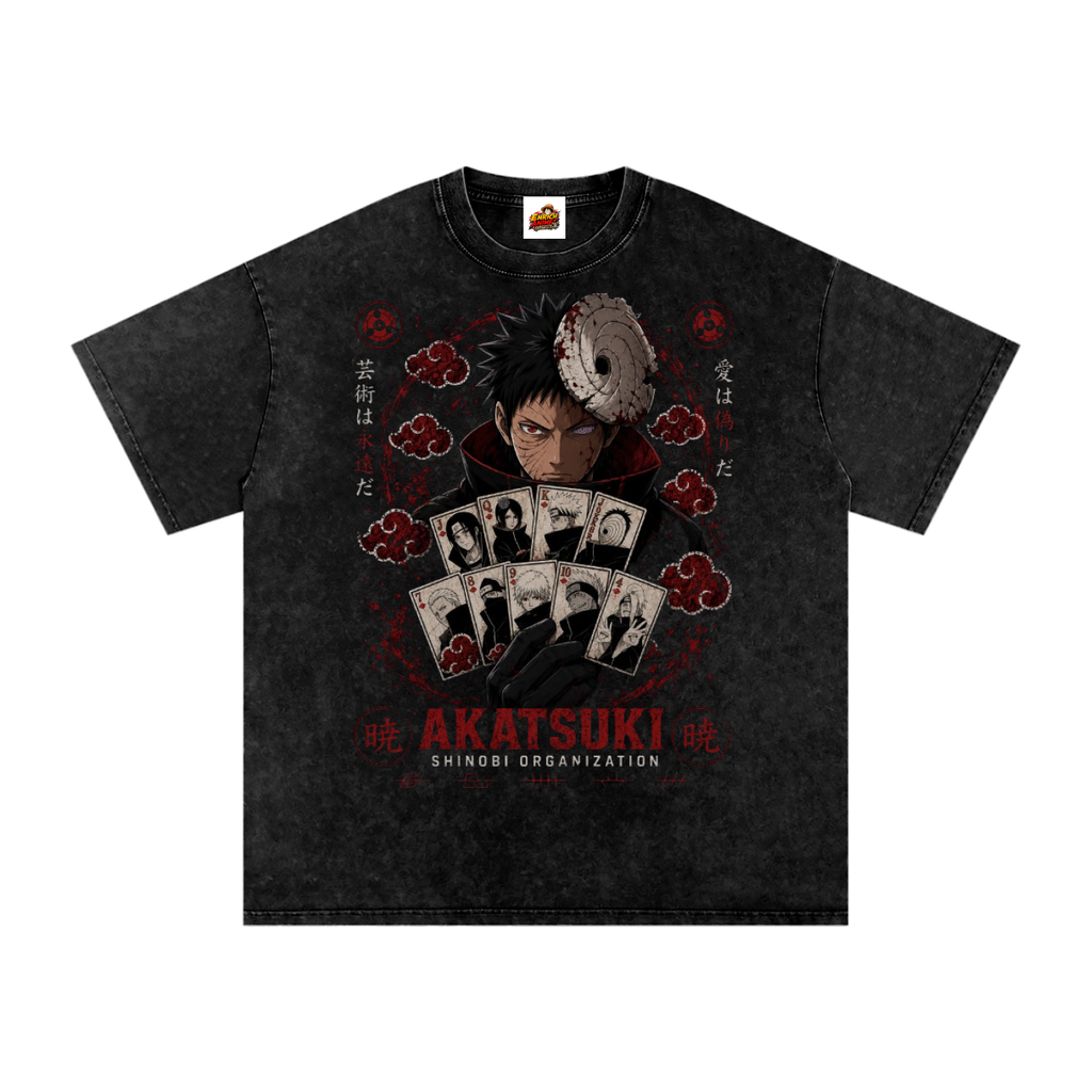 AKATSUKI SHOINOBI ORGANIZATION NARUTO OVERSIZED T SHIRT