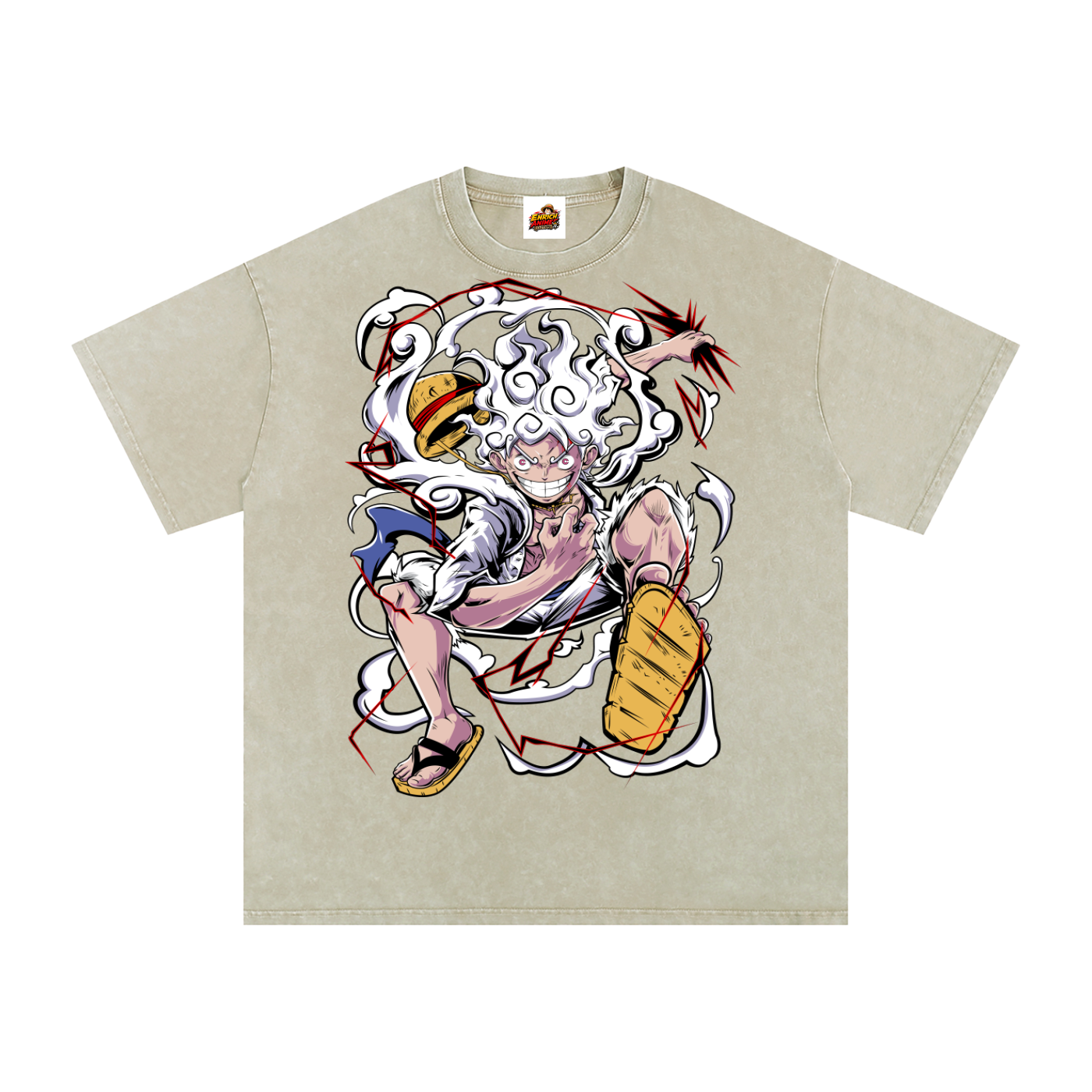 GEAR 5 MONKEY D. LUFFY ONE PIECE OVERSIZED T SHIRT