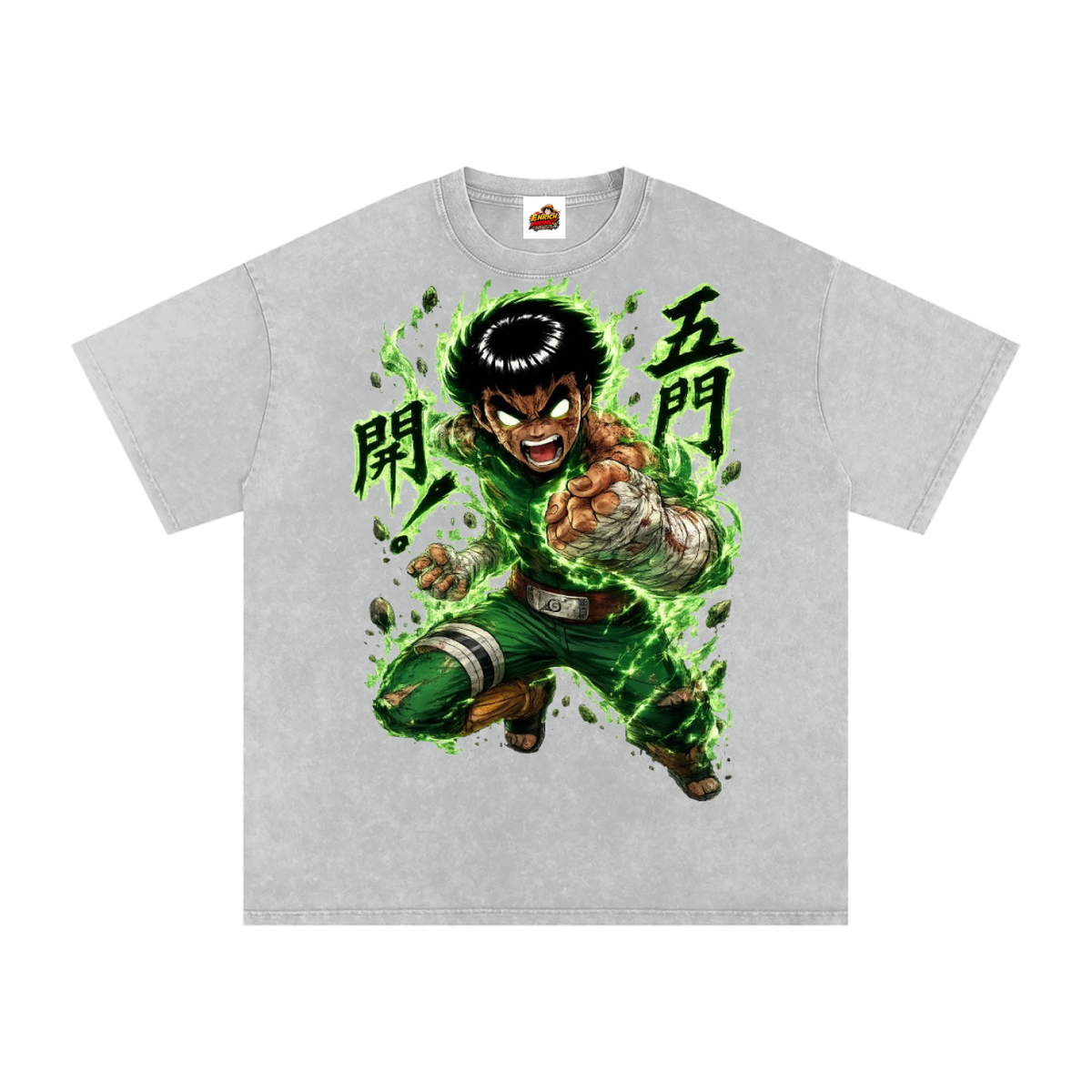 ROCK LEE 5 INNER GATES NARUTO OVERSIZED T SHIRTS