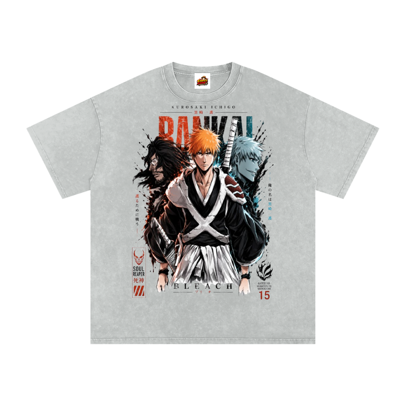 ICHIGO KURASAKI BLEACH OVERSIZED T SHIRT